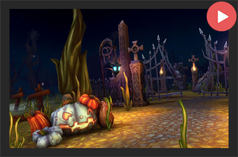 Spooky Cemetery Unity Asset